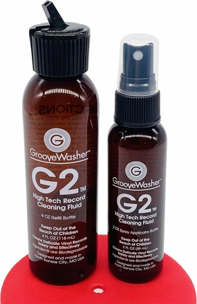 GrooveWasher G2 Record Cleaning Fluid Kit record cleaning kit,vinyl cleaner,stylus brush set,