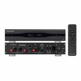 Gustard A26 Full Balanced DAC with Dual AK4499EX AK4191, MQA 768kHz/DSD512 Digital-Analog Audio Converter Streamer/Renderer USB/Opt/Coax/AES/LAN/Clock/IIS Input RCA/XLR Output with Remote (Black) DAC,USB audio converter,digital to analog converter,