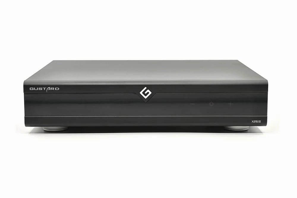Gustard X26III Network Streamer ES9039SPRO Dual High-Performance DAC Support DSD512&PCM768k (Black) network streamer,wireless audio player,Wi-Fi music streamer,