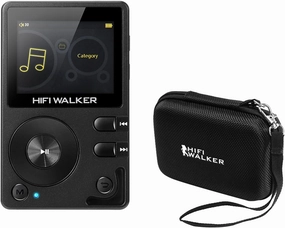 H2 128GB with Hard Carrying Case - HiFi MP3 Player with Bluetooth, Lossless DSD DAC Flac, High Resolution Music Player, Portable Audio Player with 128GB Memory Card, Supports up to 256 GB hi-res portable player,digital audio player,DAP lossless,