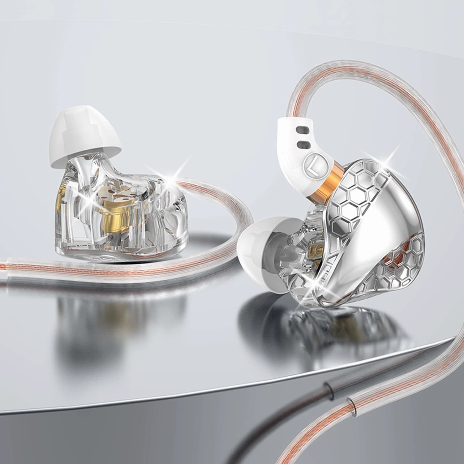 H89 Wired Earbuds with Microphone,in Ear Monitor Headphones, IEM Earphones,Corded Headphones, Powerful Bass Crystal Clear Sound Ear Buds, Earbuds for Computer,School,PC,Students 3.5 Plug