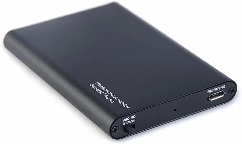HA6 Portable Headphone Amplifier Mini Audio Amp for Car MP3 MP4 Phones Digital Players and Computers (Black)