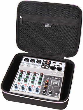 Hard Storage Case for Pyle Professional Audio Mixer - Travel Case for Depusheng M4/M6,Pyle 4/6 Channel PMXU43BT.5 Sound Board Console(Only Box) mixer console,audio mixing desk,DJ console,