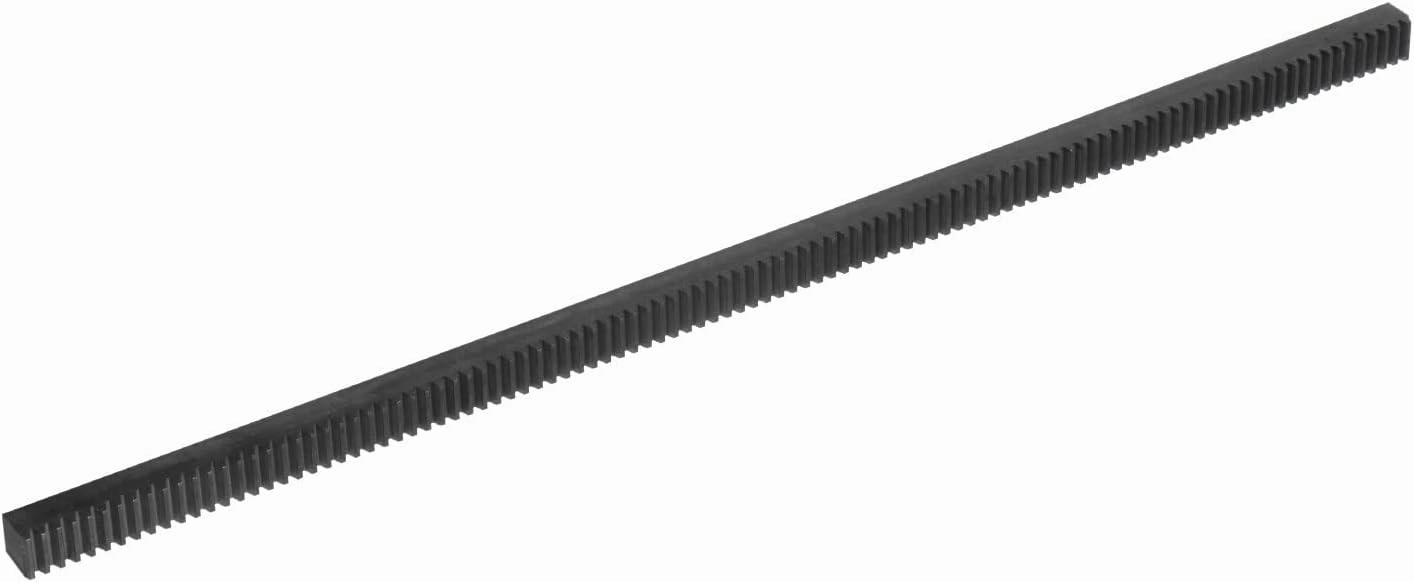 HARFINGTON Gear Rack 1.5Mod 15mmx15mmx500mm 45# Steel Straight Linear Spur Rack for Machines Automotive