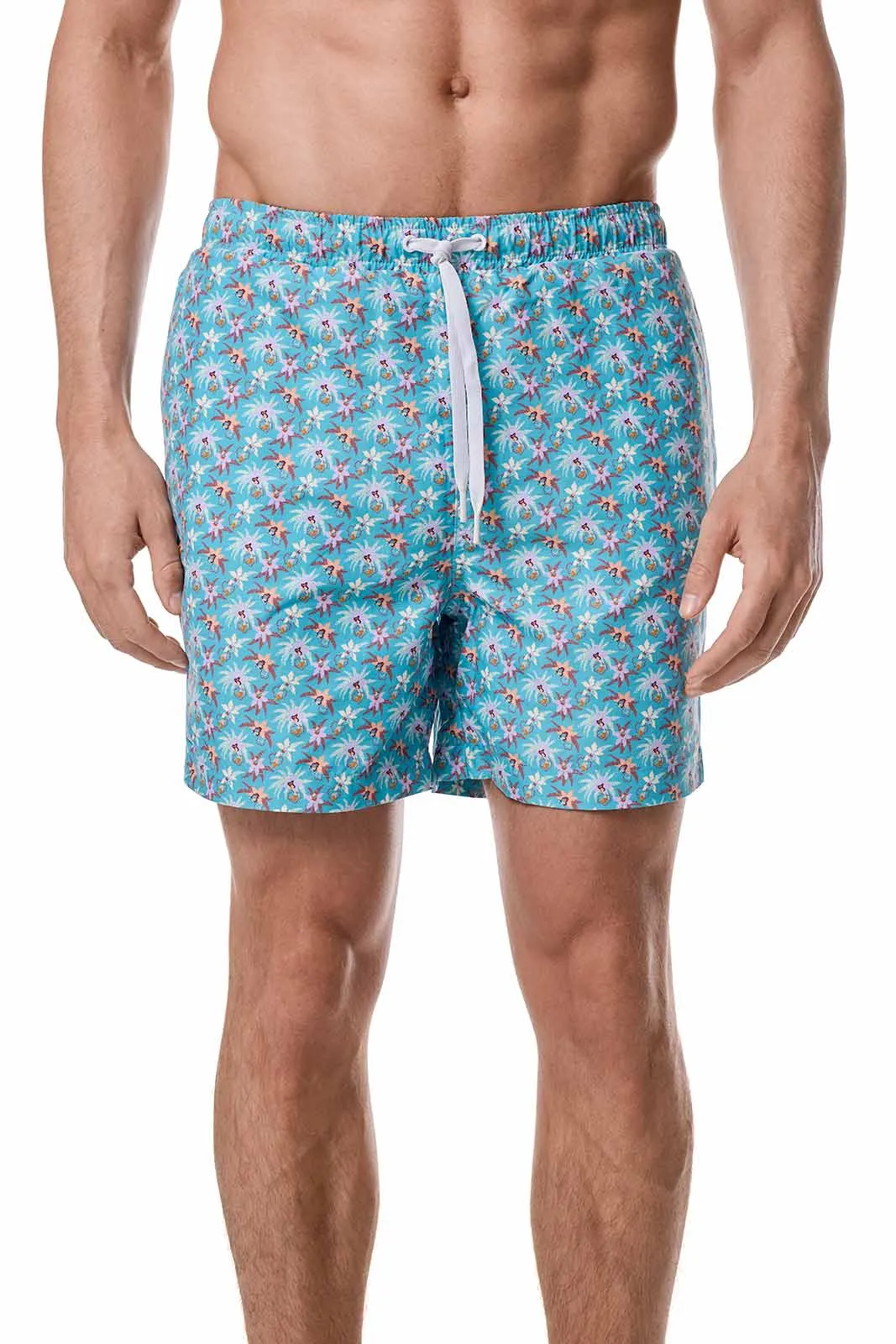 Harrison - Mens 5.5" Inseam Swim Trunk | Royal Orchid