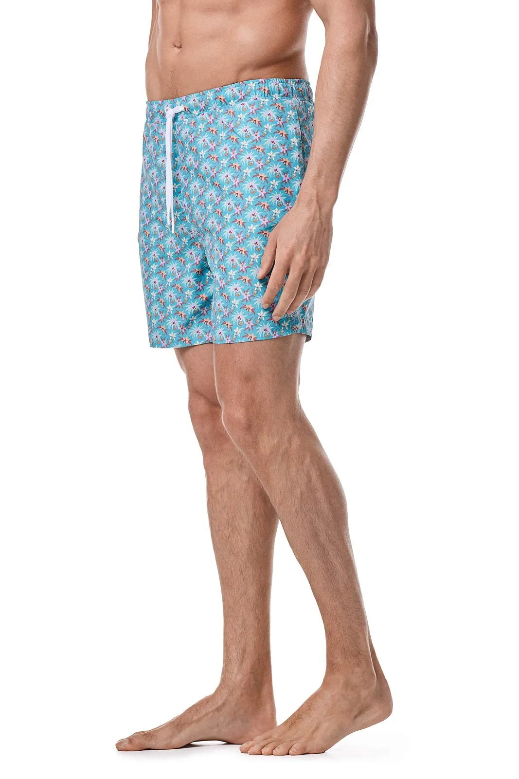 Harrison - Mens 5.5" Inseam Swim Trunk | Royal Orchid