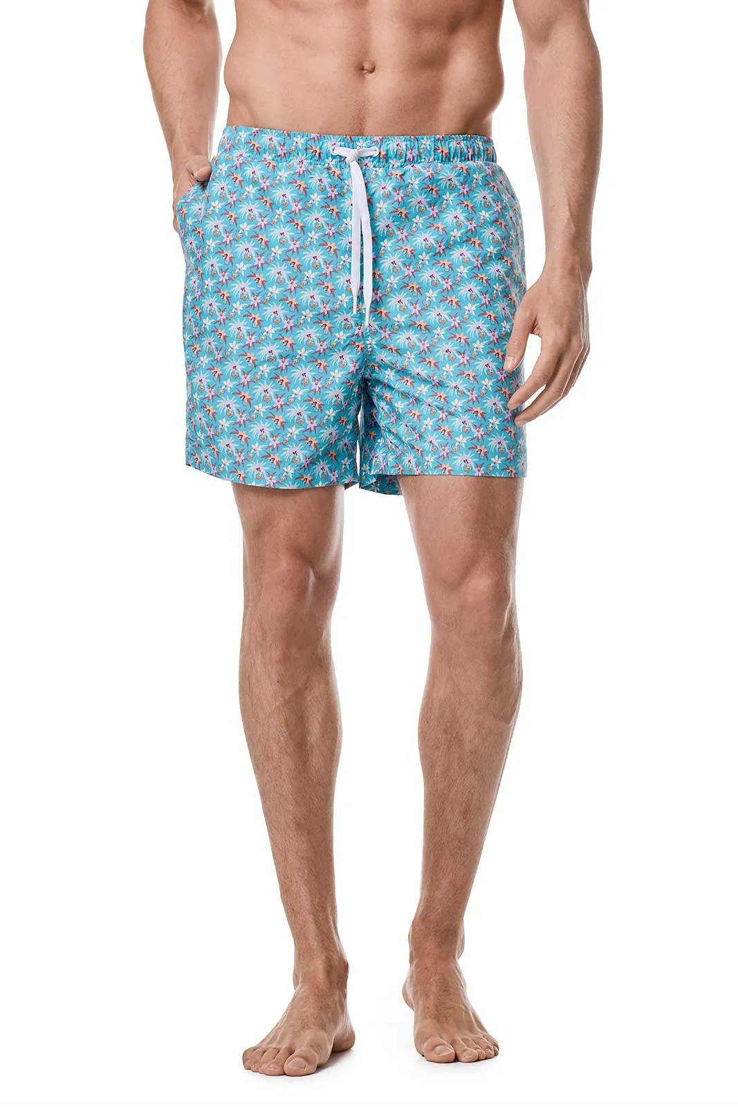 Harrison - Mens 5.5" Inseam Swim Trunk | Royal Orchid