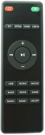 HCDZ Replacement Remote Control for Bomaker Portable Soundbar Immersive Home Theater (Bomaker Tapio 1 I) home cinema system,5.1 home theater,surround sound package,