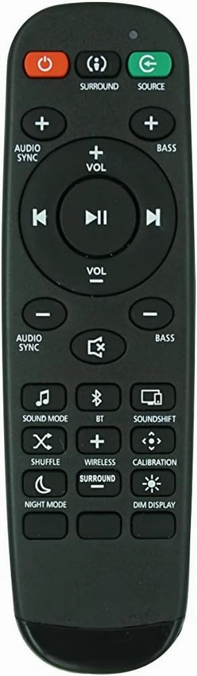 HCDZ Replacement Remote Control for JBL Bar 2.1 JBLBAR21BLK JBLBAR2.1 Channel Soundbar Subwoofer Home Theater Starter System home cinema system,5.1 home theater,surround sound package,