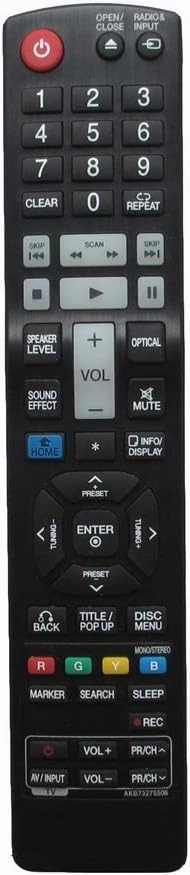HCDZ Replacement Remote Control for LG LHB335 LHB535 AKB37026822 AKB37026802 HB954SA Network Blu-ray Disc DVD Home Theater System home cinema system,5.1 home theater,surround sound package,