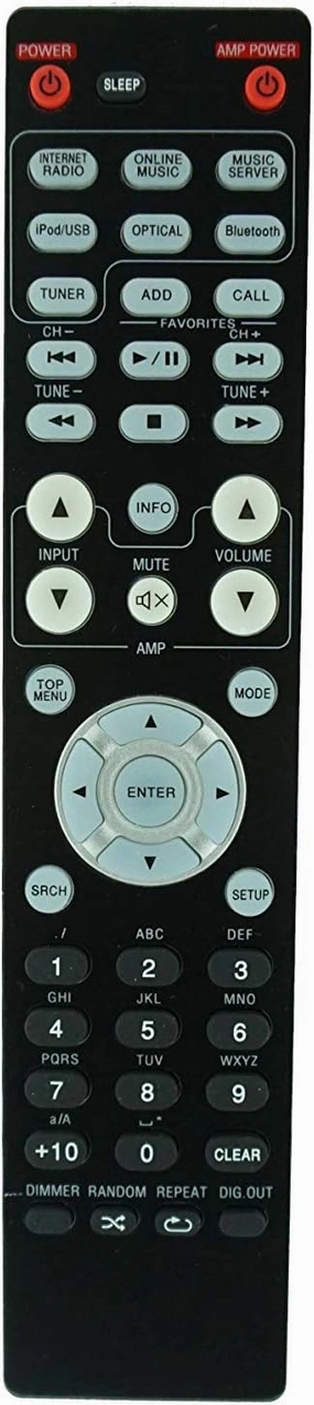 HCDZ Replacement Remote Control for Marantz RC004NA NA6005 RC005NA NA6006 Audiophile Network Music Audio Player network audio player,digital streamer,audio file player,
