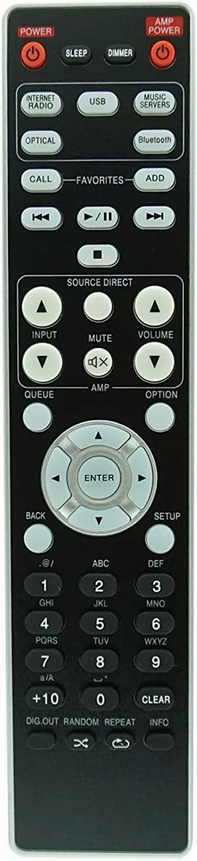 HCDZ Replacement Remote Control for Marantz RC005NA NA6006 Network CD Audio Player network audio player,digital streamer,audio file player,