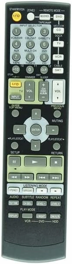 HCDZ Replacement Remote Control for Onkyo TX-8555 RC-607M TX-SR505E AV Receiver Home Theater System home cinema system,5.1 home theater,surround sound package,