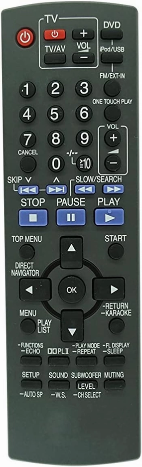 HCDZ Replacement Remote Control for Panasonic N2QAYB000083 N2QAYZ000004 SA-PT650 SC-PT650 SA-PT650P SC-PT650P DVD Home Theater Sound System home cinema system,5.1 home theater,surround sound package,