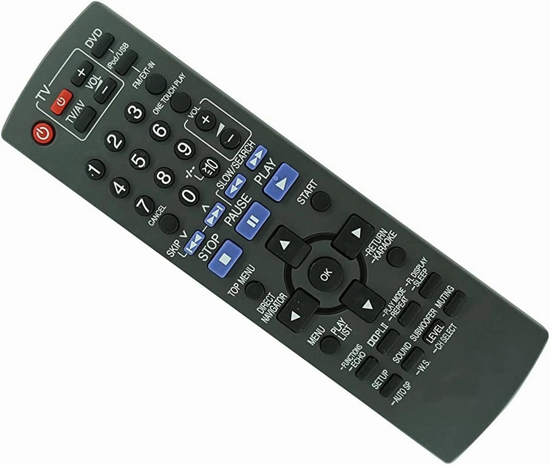 HCDZ Replacement Remote Control for Panasonic N2QAYB000207 SA-PT460 SA-PT467 SC-PT460 SC-PT467 N2QAYB000209 N2QAYB000256 SC-PT865 SA-PT865 DVD Home Theater Sound System home cinema system,5.1 home theater,surround sound package,