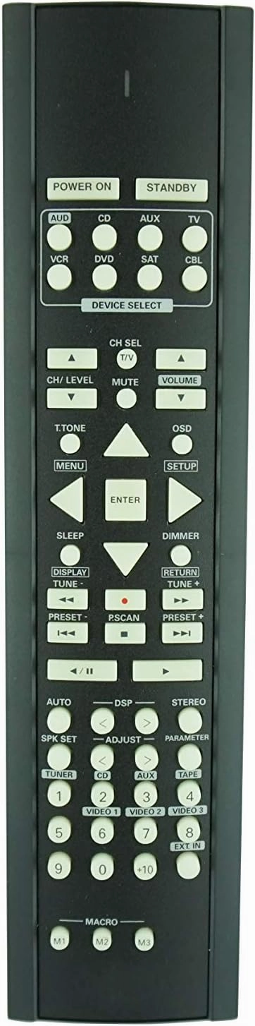 HCDZ Replacement Remote Control for SLS Audio QG-500RMT QG-500AVR QG-500 Audio Video 5.1 Surround A/V Home Theater Receiver home cinema system,5.1 home theater,surround sound package,