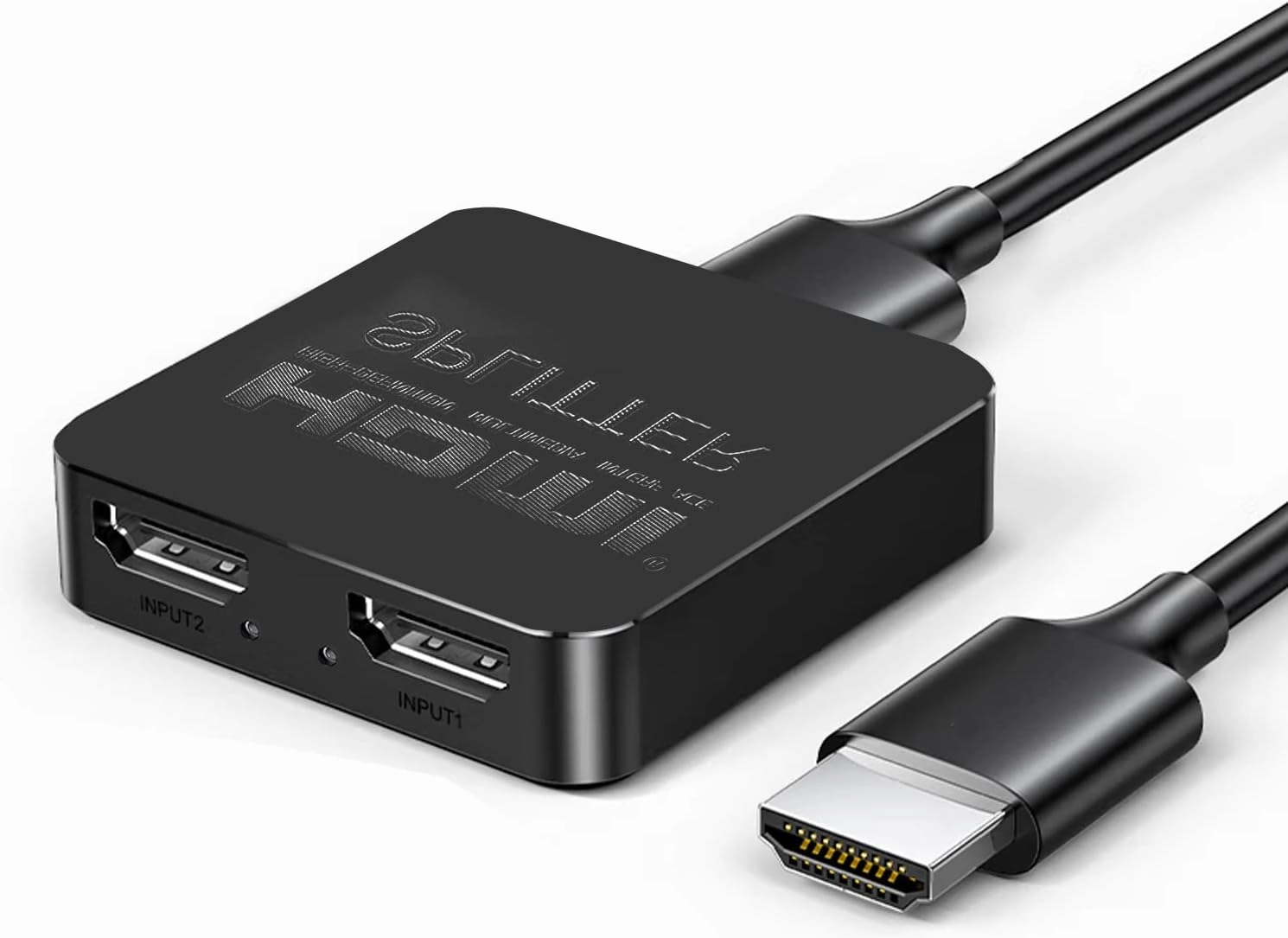 HDMI Splitter 1 in 2 out 4K, HDMI Splitter for Dual Monitors, HDMI Splitter 1 to 2 Amplifier Supports Full HD 1080P 3D, for Xbox, PS4 PS3 Fire Stick Blu Ray Apple TV smart audio hub,voice control speaker,Alexa compatible audio,
