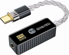 Headphone Amplifier - USB C to 3.5mm HiFi Audio Adapter 32bit/768KHz,Plug and Play Hi-res Audio Amp,Portable DAC & Headphone Amplifier Compatible with Android/iOS/Windows/Mac System hi-res portable player,digital audio player,DAP lossless,