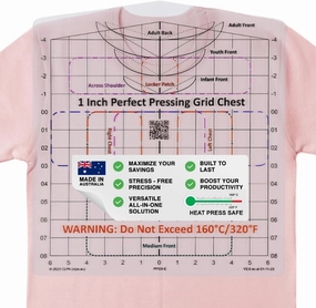 Heat Press Safe Tshirt Pressing Guide for Vinyl Alignment & Accurate Placement on Neck & Chest. All-in-one t Shirt Ruler Guide for Heat Press Vinyl Graphics or an Embroidery Placement Guide vinyl accessories,turntable parts,record player tools,