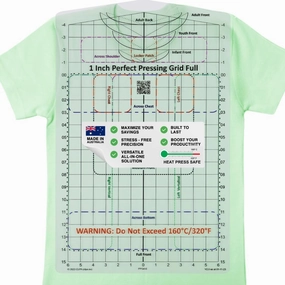 Heat Press Safe Tshirt Pressing Guide for Vinyl Alignment and Accurate Placement Full Shirt. an All-in-one t-Shirt Ruler Guide for Heat Press Vinyl Graphics or an Embroidery Placement Guide vinyl accessories,turntable parts,record player tools,
