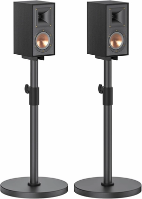 Height Adjustable Bookshelf Speaker Stands Pair for Klipsch Speaker Stands for Surround Sound - Heavy-duty Floor Speaker Stand for Klipsch R-50M R-51M R-40M R-41M Speakers Stands with Cable Management speaker stands,monitor stands,floor speaker holders,