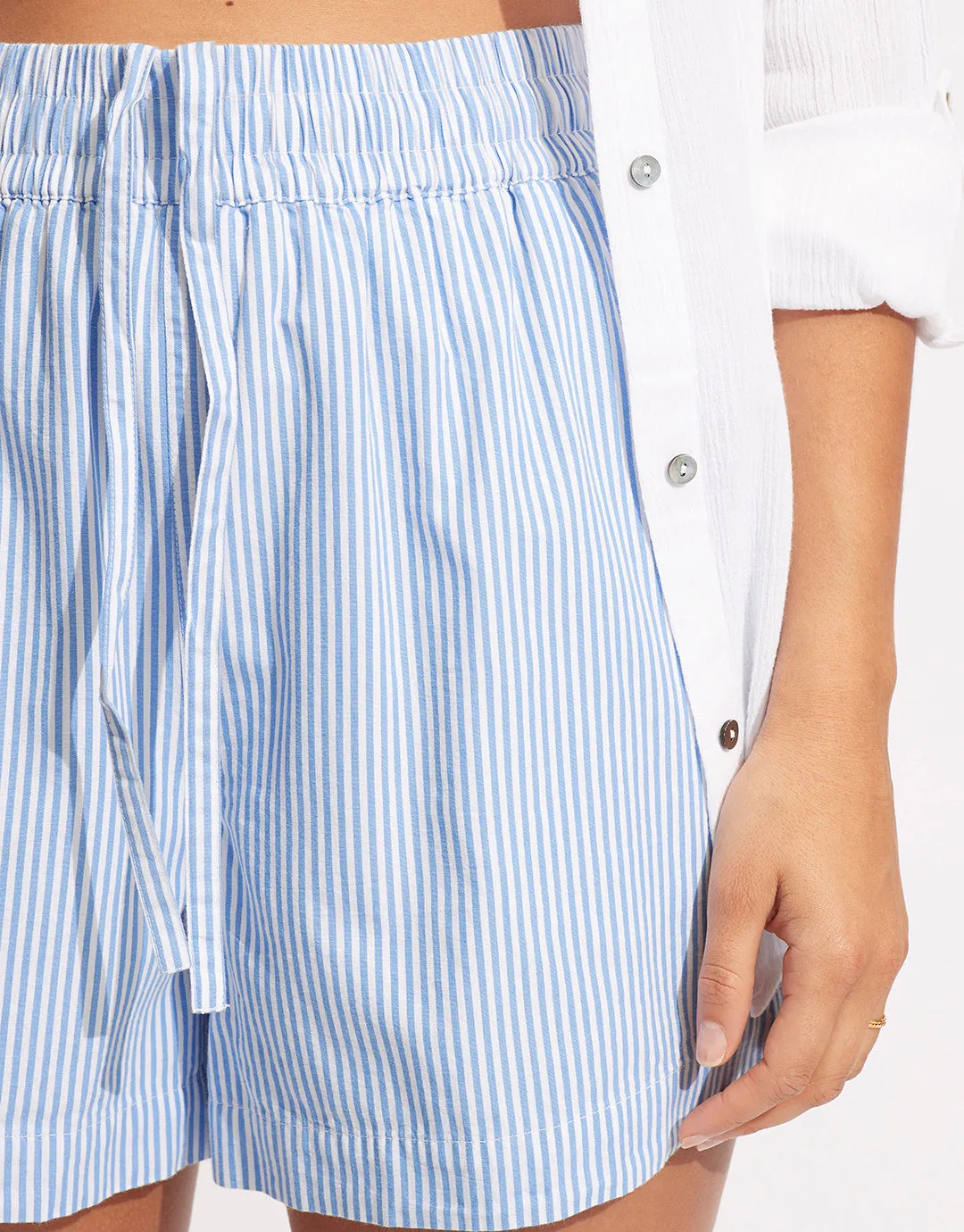 Henley Stripe Short