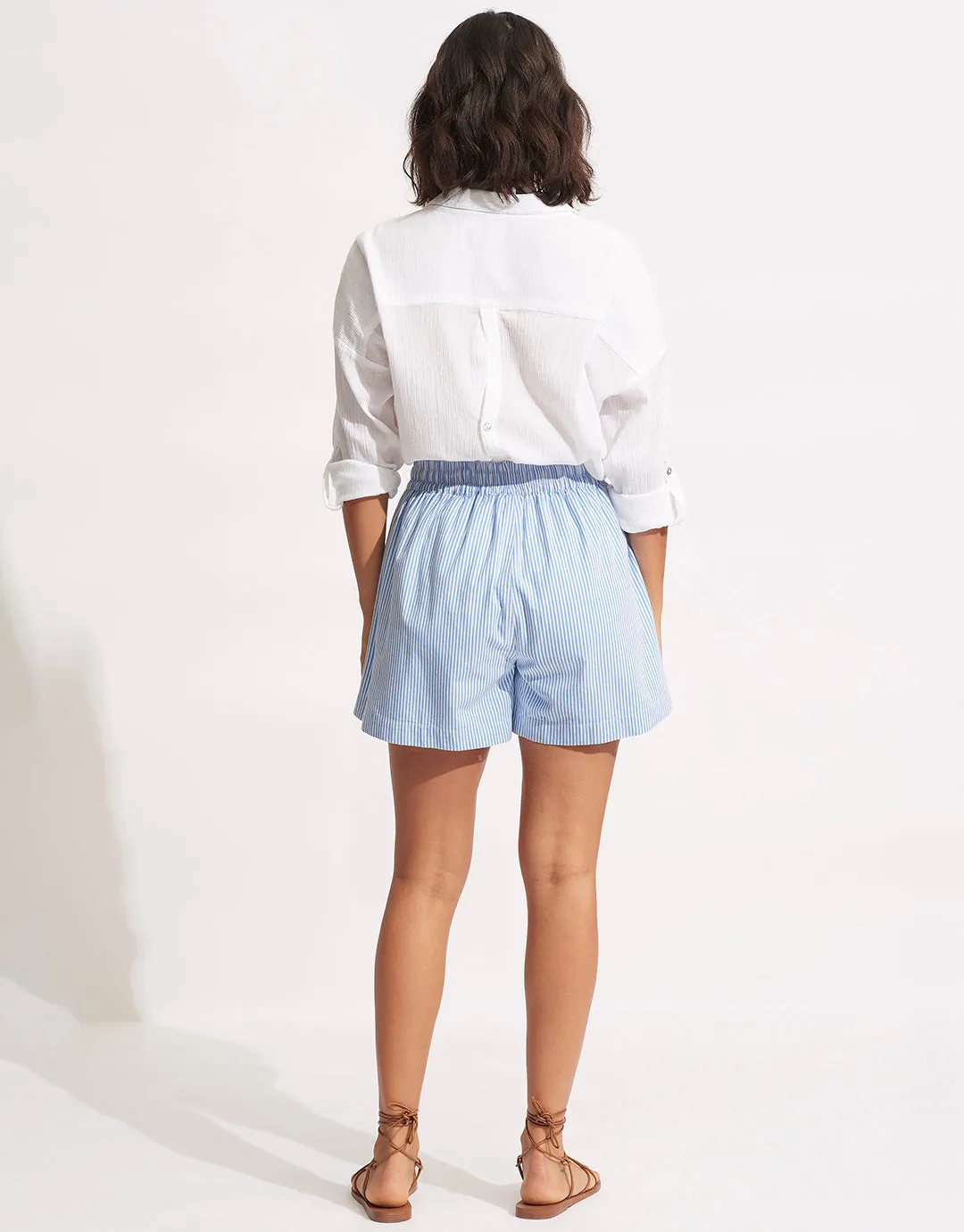 Henley Stripe Short