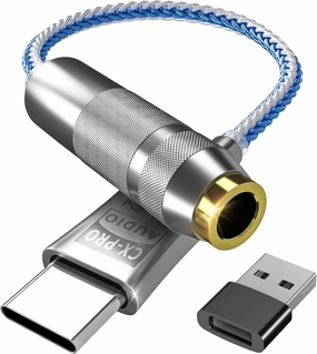 Hi-Res Lossless Music CX Pro USB C to 3.5 mm Audio Adapter HiFi 32bit 384KHz CX31993 Dongle Headphone Amp USB C DAC Compatible with iPhone 15 Pro Max Plus, Galaxy S23 Ultra, Pixel 7 iPad Air Mini hi-res portable player,digital audio player,DAP lossless,
