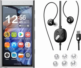 HiBy Digital M300 Android MP3 Player & HiBy Digital Xeno IEMs & HiBy WG01 Earbud Tips (128G Silver) hi-res portable player,digital audio player,DAP lossless,