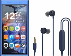 HiBy Digital M300 Android MP3 Player & HiBy Digital XOE Earphones (Blue) hi-res portable player,digital audio player,DAP lossless,