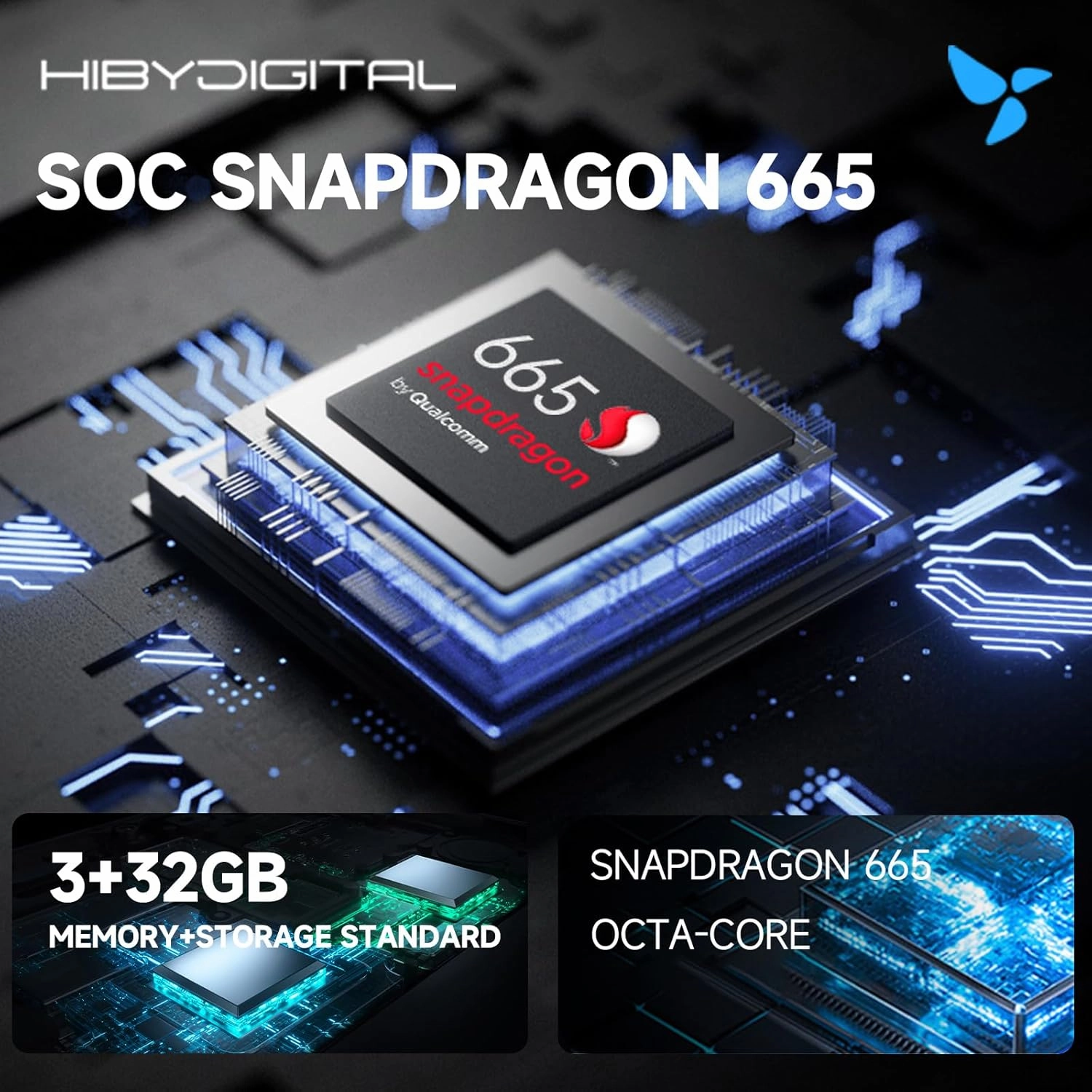 HiBy Digital M300 Music Player with Speaker Android 13 OS SD665 Soc Bluetooth WiFi and FM 1280x640 Resolution IPS Display Supports PCM768k DSD256 32G 2TB Expandable Memory Silver