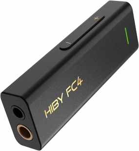 HiBy FC4 Headphone Amplifier Portable DAC with 4.4mm and 3.5mm Headphones Outputs Support MQA16X PCM768K DSD256 High Driving Power for Android/iOS/Mac/Windows headphone amplifier,portable amp,desktop headphone amp,
