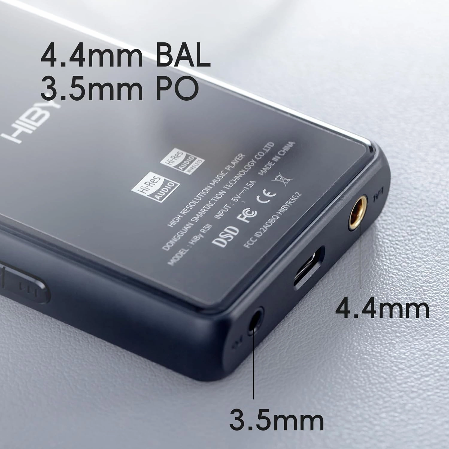 HiBy R3 II Hi Res Audio Player Dual DAC MQA Qobuz Tidal Player with Bluetooth 5.1/3.5mmSE 4.4mmBAL/2TB Extended Memory(2025 Version)