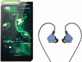HiBy R4 mp3 & mp4 Players & HiBy x FAUDIO Project Ace HiFi IEMs(Green) hi-res portable player,digital audio player,DAP lossless,