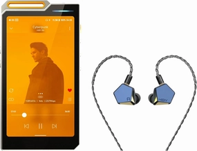 HiBy R4 mp3 & mp4 Players & HiBy x FAUDIO Project Ace HiFi IEMs(Orange) hi-res portable player,digital audio player,DAP lossless,
