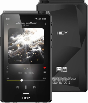 HiBy R6III 2025 DAP Player Hi Res Audio MP3 Player with Class A&AB Amp/Android 12/Bluetooth 5.0/WiFi/64G 2TB Expandable Memory speaker stands,monitor stands,floor speaker holders,