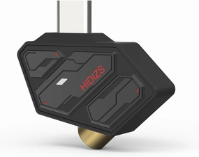 Hidizs SD2 DAC Dongle AMP, Type C Adapter to 3.5mm Female Headphone Jack, Support PCM/DSD, HD Mic, with Type-C to USB-A Adapter Cable, Black DAC,USB audio converter,digital to analog converter,