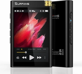 HiFi Bluetooth Mp3 Player: F28 High Res Lossless Portable Music Player - 3.5 inch Digital Audio Player Support up to 512GB hi-res portable player,digital audio player,DAP lossless,