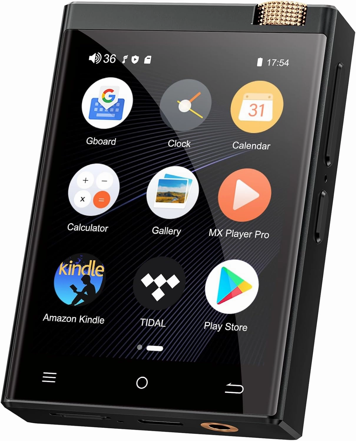 HiFi MP3 Player with Bluetooth and WiFi, Oilsky Lossless DSD High-Resolution Digital Audio Music Player, High-Resolution Portable Audio Player with 64GB Card, Supports up to 1TB hi-res portable player,digital audio player,DAP lossless,