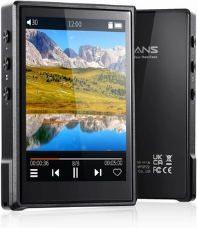 HiFi MP3 Player with Bluetooth: F22 Full Touch Lossless Music Player - Portable High Resolution DSD Digial Audio Player 32GB Memory Expandable up to 1TB hi-res portable player,digital audio player,DAP lossless,