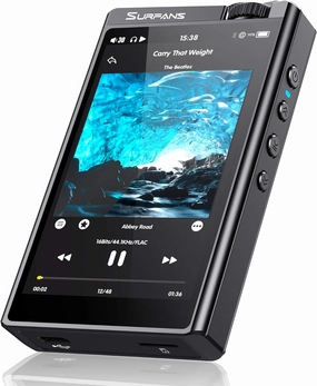 HiFi Mp3 Player with Bluetooth: F35 DSD Lossless Music Player - 4.0 inches Hi Res Digital Audio Player 128GB Support up to 512GB Memory Card hi-res portable player,digital audio player,DAP lossless,