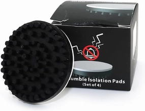 HiFi Speaker Stand Feet Pads(4PCS), Audio Isolation Feet, Hi-end Shock Absorber Speaker Isolator Pads Resonance Reducer for HiFi System LP Phono Turntable Amplifier Subwoofer Record Player isolation pads,speaker feet,vibration dampeners,