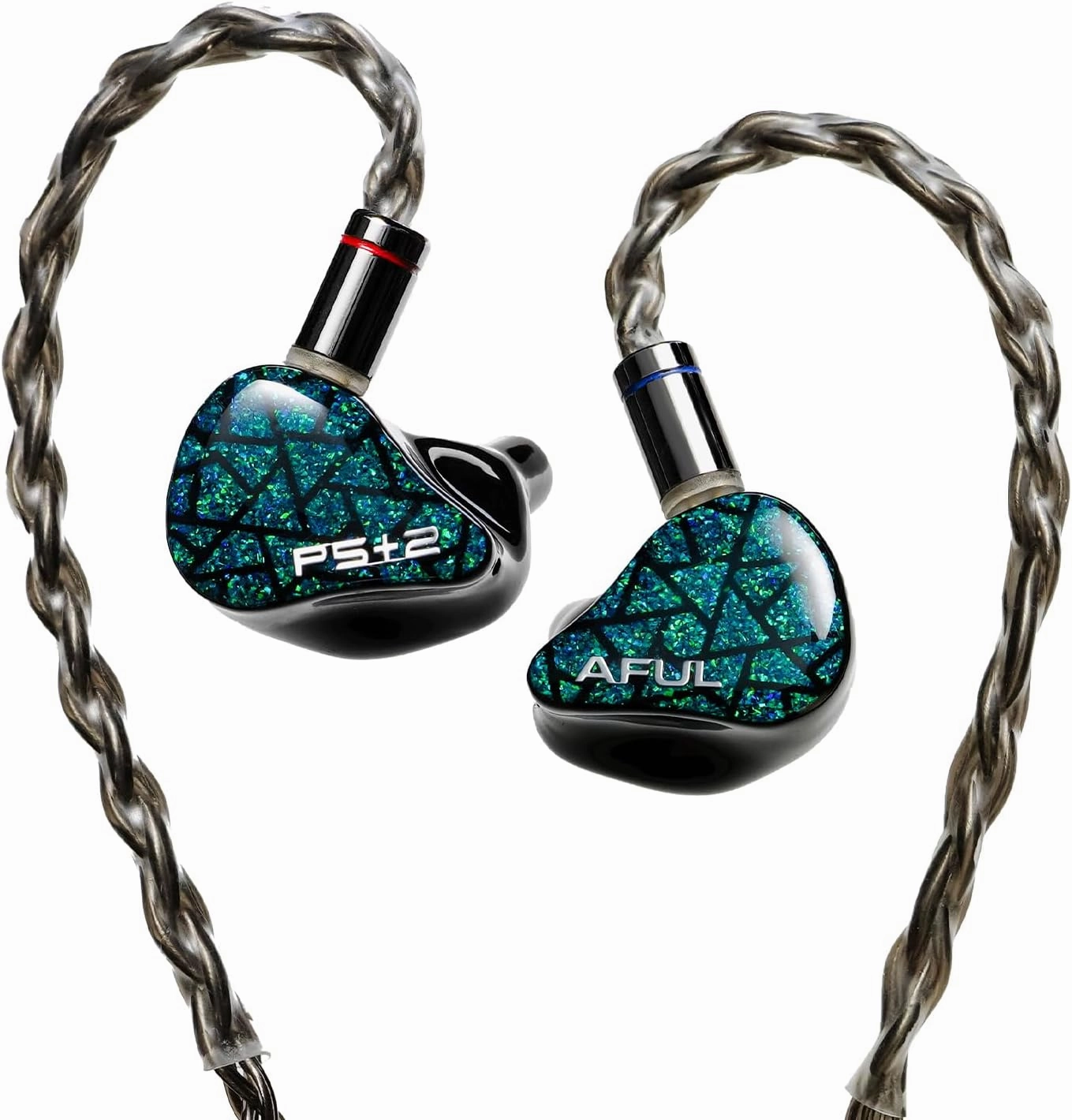 HiFiGo AFUL Performer 5 2 / Performer 7 IEMs, 2DD 4BA 1 Micro Planar Unit in-Ear Monitor Earphones with 3D Printed Acoustic Tube Structure (3.5mm)