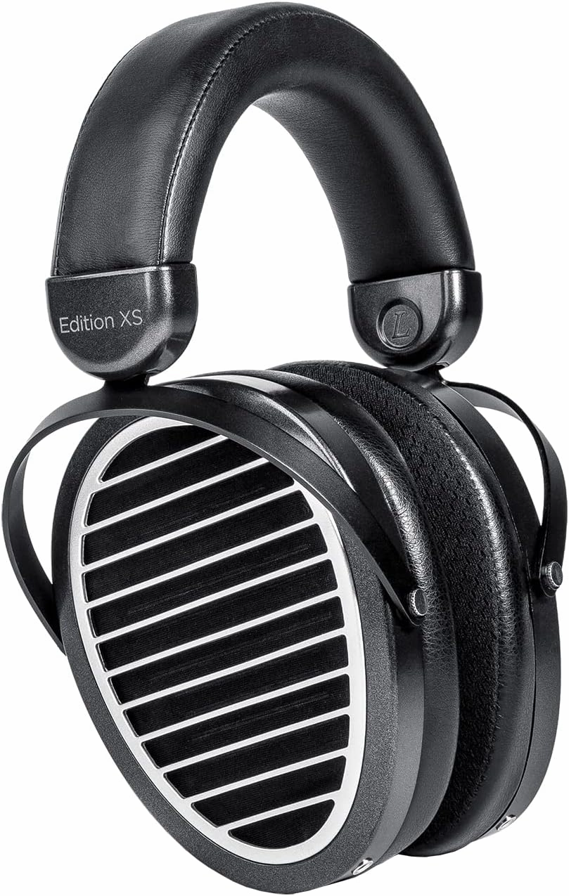 HIFIMAN Edition XS Full-Size Over-Ear Open-Back Planar Magnetic Hi-Fi Headphones with Stealth Magnets Design, Adjustable Headband, Detachable Cable for Audiophiles, Home, Studio-Black audiophile headphones,high-end headphones,studio over-ear,