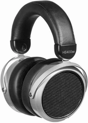 HIFIMAN HE400SE Stealth Magnets Version Over-Ear Open-Back Full-Size Planar Magnetic Wired Headphones for Audiophiles/Studio, Great-Sounding, Stereo, High Sensitivity, Comfortable, Sliver audiophile headphones,high-end headphones,studio over-ear,