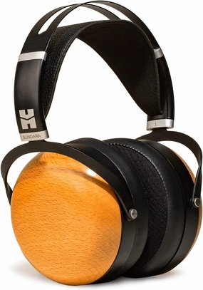 HIFIMAN SUNDARA Closed-Back Over-Ear Planar Magnetic Wired Hi-Fi Headphones with Stealth Magnet Design, Detachable Cable, Wood Ear Cups for Home, Studio, Recording audiophile headphones,high-end headphones,studio over-ear,