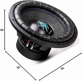 Hifonics 2 x BRW12D2 2000 Watts 12 Inch Brutus Car Audio Subwoofer with Heavy Gauge, Powder Coated, Aluminum Die-Cast Basket, Dual 70 Oz Magnet, 3 Inches Voice Coil - Dual 2 Ohm - 12 in (Pair) audiophile subwoofer,active subwoofer,low frequency speaker,