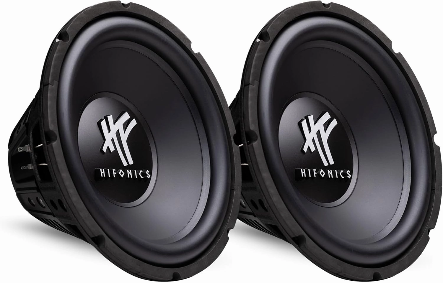 Hifonics Pair of 12 Inch Subwoofers, 800 Watt Max 400 Watt RMS Car & Powersports Speaker, HFX12D4 audiophile subwoofer,active subwoofer,low frequency speaker,