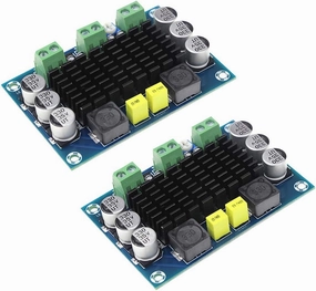 HiLetgo 2pcs TPA3116 100W Audio Amplifier Board DC 12V 24V TPA3116DA Mono Channel Digital Audio Amplifier Board High Power AMP Module power amplifier,stereo amp,hi-fi power amp,