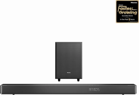Hisense AX3125H 3.1.2Ch Sound Bar with Wireless Subwoofer, 440W, Dolby Atmos, Bluetooth 5.3, EzPlay, 4K HDMI Pass Through, Roku TV Ready, DTS:X, HDMI/AUX/ARC/Optical/USB, 7 EQ Modes audiophile subwoofer,active subwoofer,low frequency speaker,